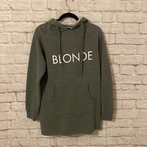 Brunette The Label “Blonde” oversized hoodie